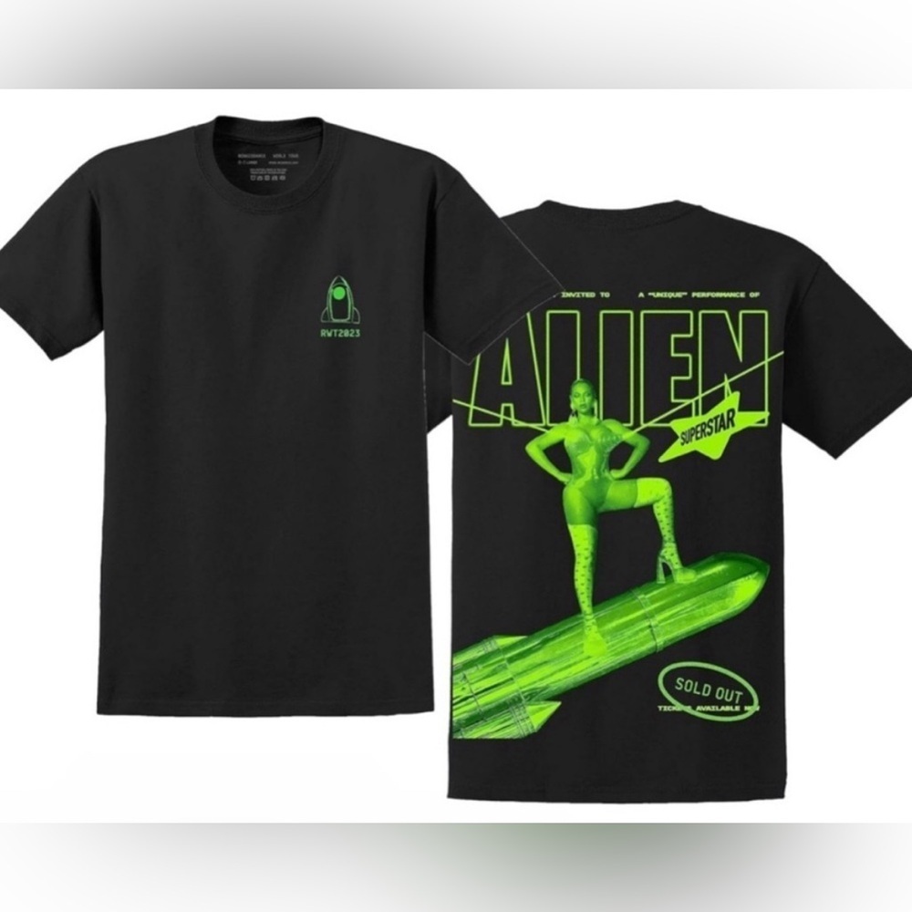 NEW- Beyonce Renaissance World Tour Merch Alien Superstar Shirt- UNISEX
